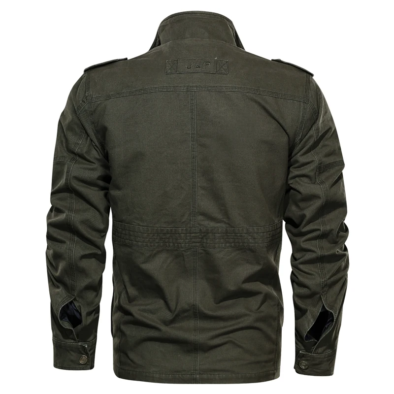 Men Autumn Winter Military Jacket Army Bomber High Quality Jackets Male Fashion Casual Cargo Coat Multi-pocket Big Size clothing | Мужская