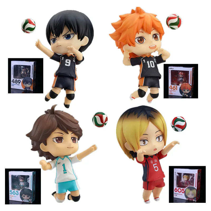 Haikyuu фигурка Хината Shoyo Figma Oikawa Tooru 489 #461 #563 #605 # Kageyama Tobio Kenma Kozume Q.Ver игрушки модель| |