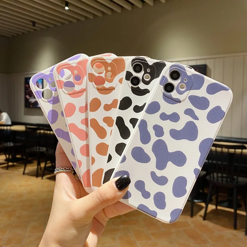 

100 шт. Модный чехол для телефона с леопардовым принтом для iPhone 13 12 11 Pro Max XR XS Max X 7 8 Plus Mini, мягкий ударопрочный бампер, задняя крышка