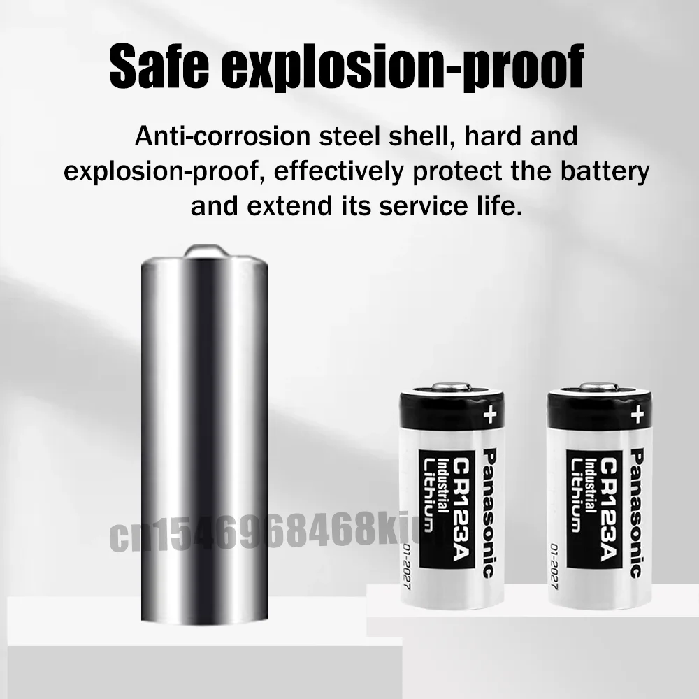 Оригинальные литиевые аккумуляторы Panasonic CR123A 3 в 2 шт. CR123 CR17345 DL123A EL123A для камеры