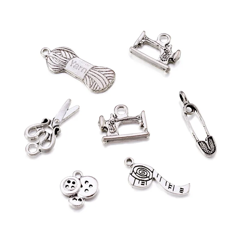 5 комплектов античный серебряный цвет Тибетский сплав металлическая гитара