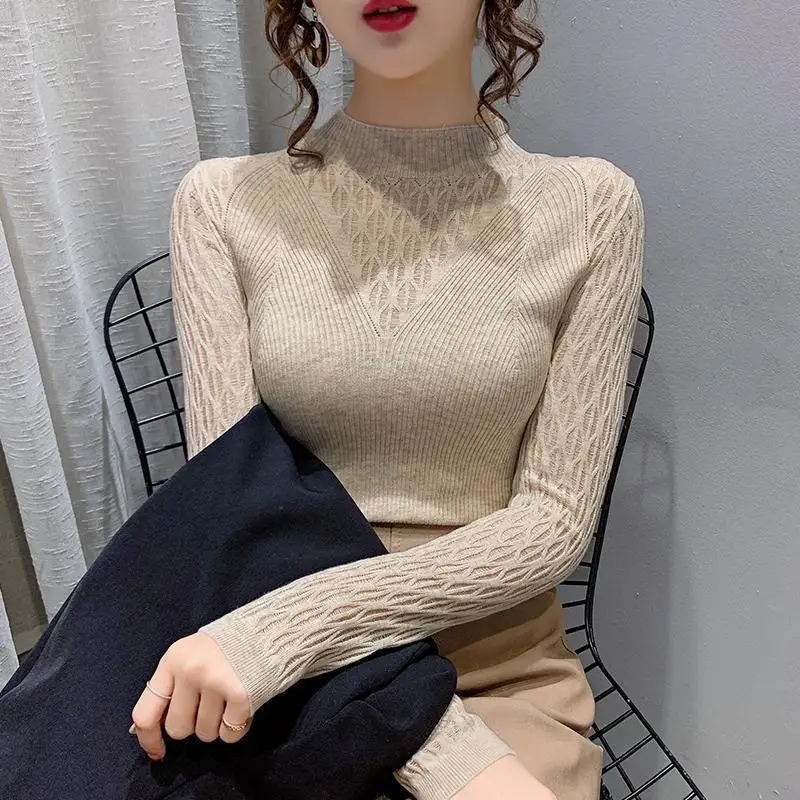 

Однотонный жаккардовый пуловер с вырезом лодочкой, свитер для женщин, тонкий вязаный свитер в западном стиле