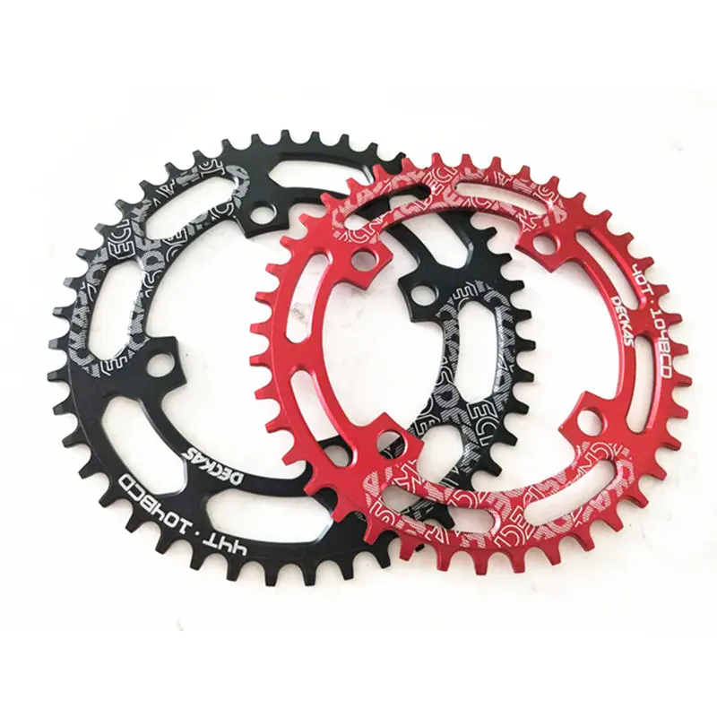Горный велосипед DECKAS 104BCD 40/42/44/46/48/50/52 T зубчатый горный MTB Алюминиевая педаль