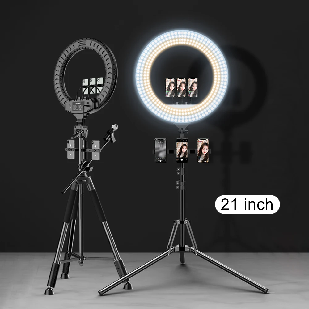 MAMEN 13 21 18 дюймов Selfie ring light светодиодный видео Фотография 45 см освещение для