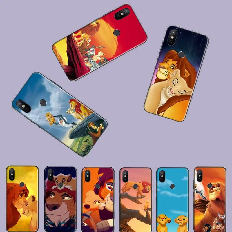 Чехол для телефона RuiCaiCa The Lion King Simba animal Xiaomi Redmi 4x5 plus 6A 7 7A 8 mi8 8lite 9 note 4 5
