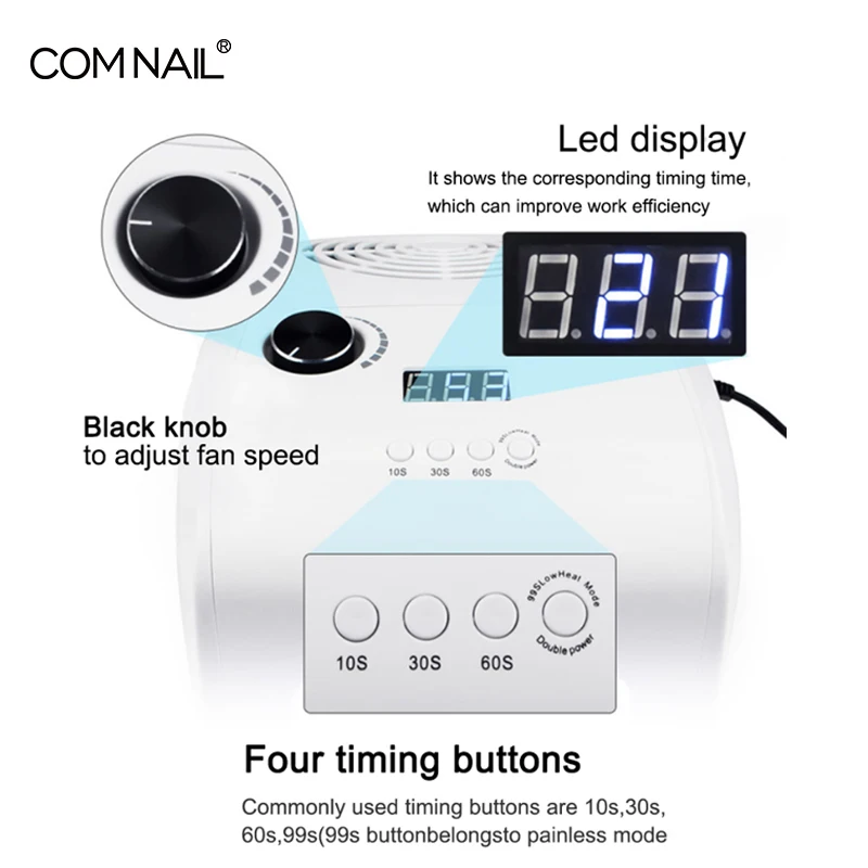 

Big Power Nail Dust Collector Fan Vacuum Cleaner Durable Professional Electric With Fitter Nail Art Equipment Pedicure Tools