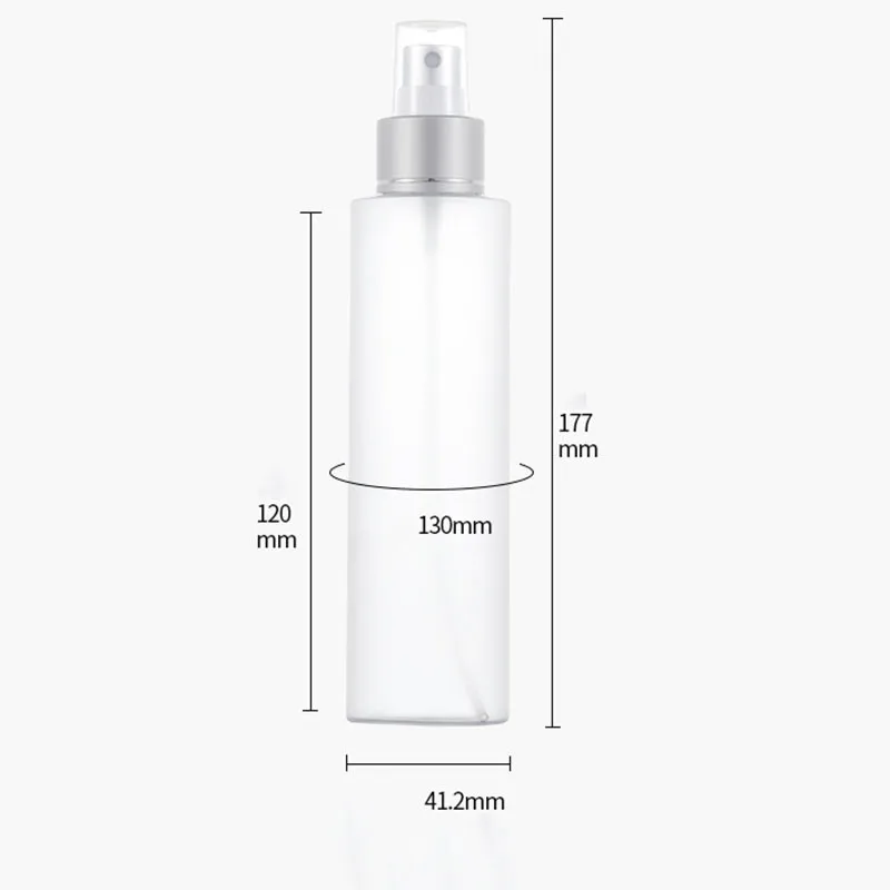 

150ml Frosted PET Plastic Spray Bottle Lotion Pump Sprayer Mist Nose Spray Refillable Bottles Travel Accessories