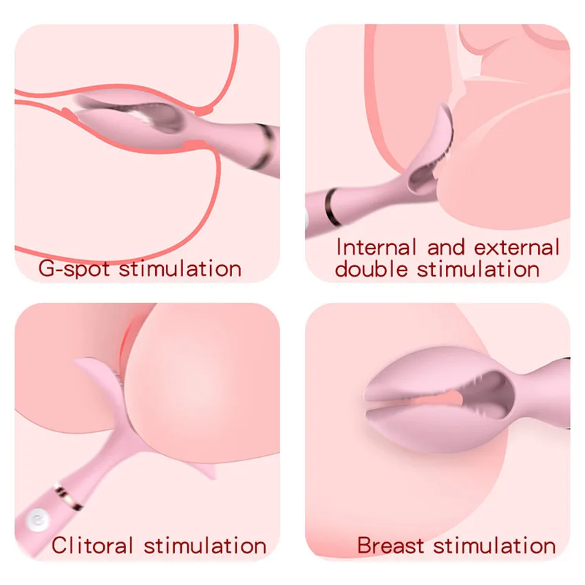 10 режимов вибратор двойной зажим Φ стимулятор соски для женщин и взрослых |
