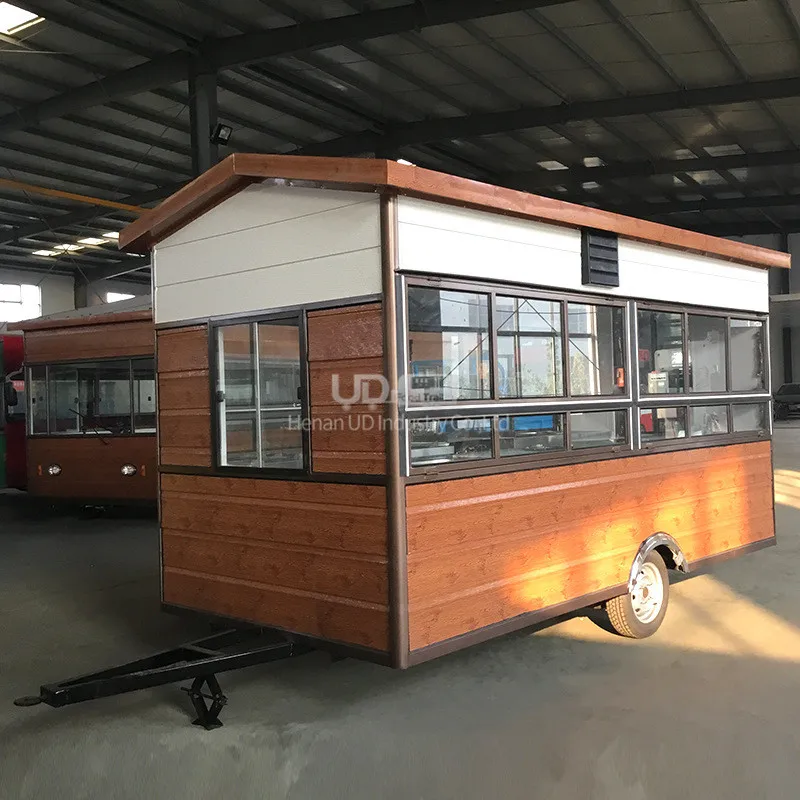 

Custom Size Ice Cream Truck Mobile Food Trailer Conession Hot Dog Cart
