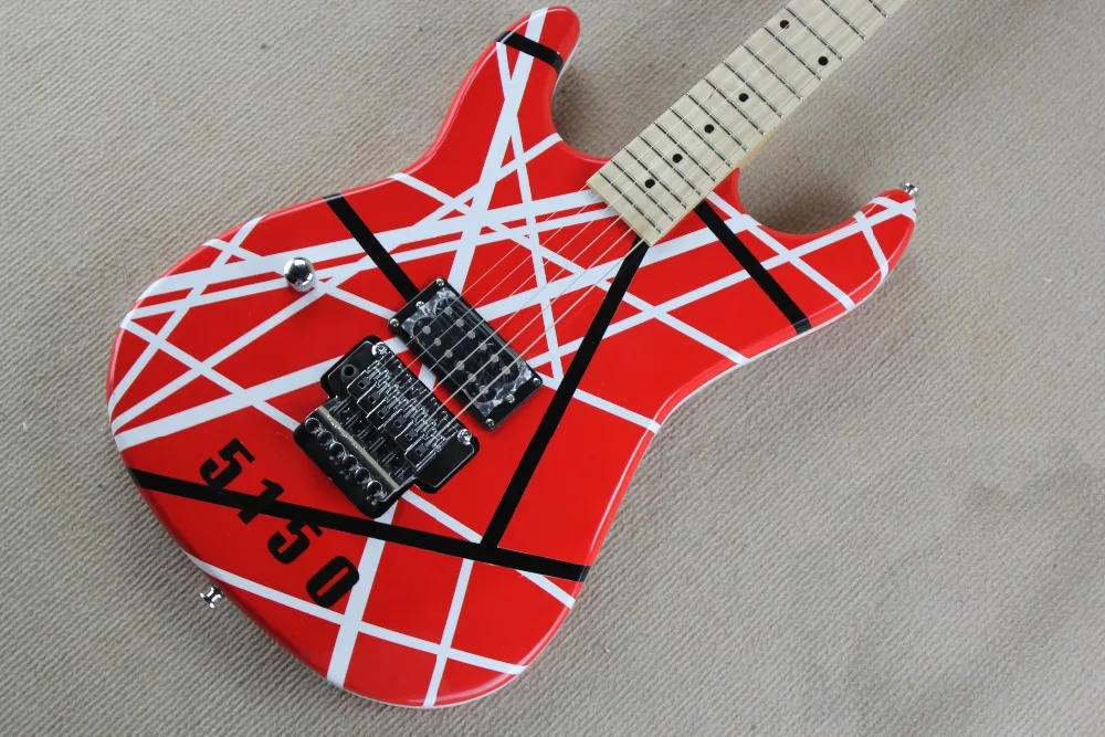 2019 новая + фабрика Левша Крам 5150 электрогитара Eddie Van Halen Kram lefty гитара бесплатная
