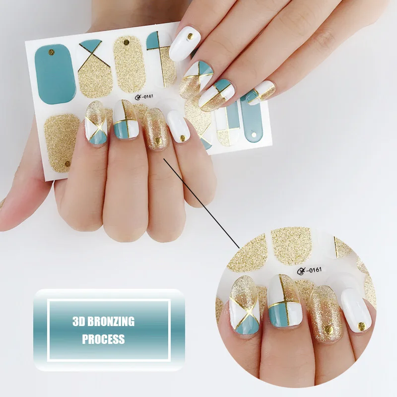 Оптовая продажа дизайн ногтей маникюр Декор сделай сам наклейки для блестящий