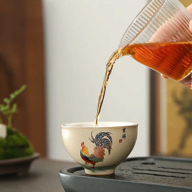 Чайная чашка кунг фу чайная мастер Одиночная чайный набор Серебряная чашка|Чашки