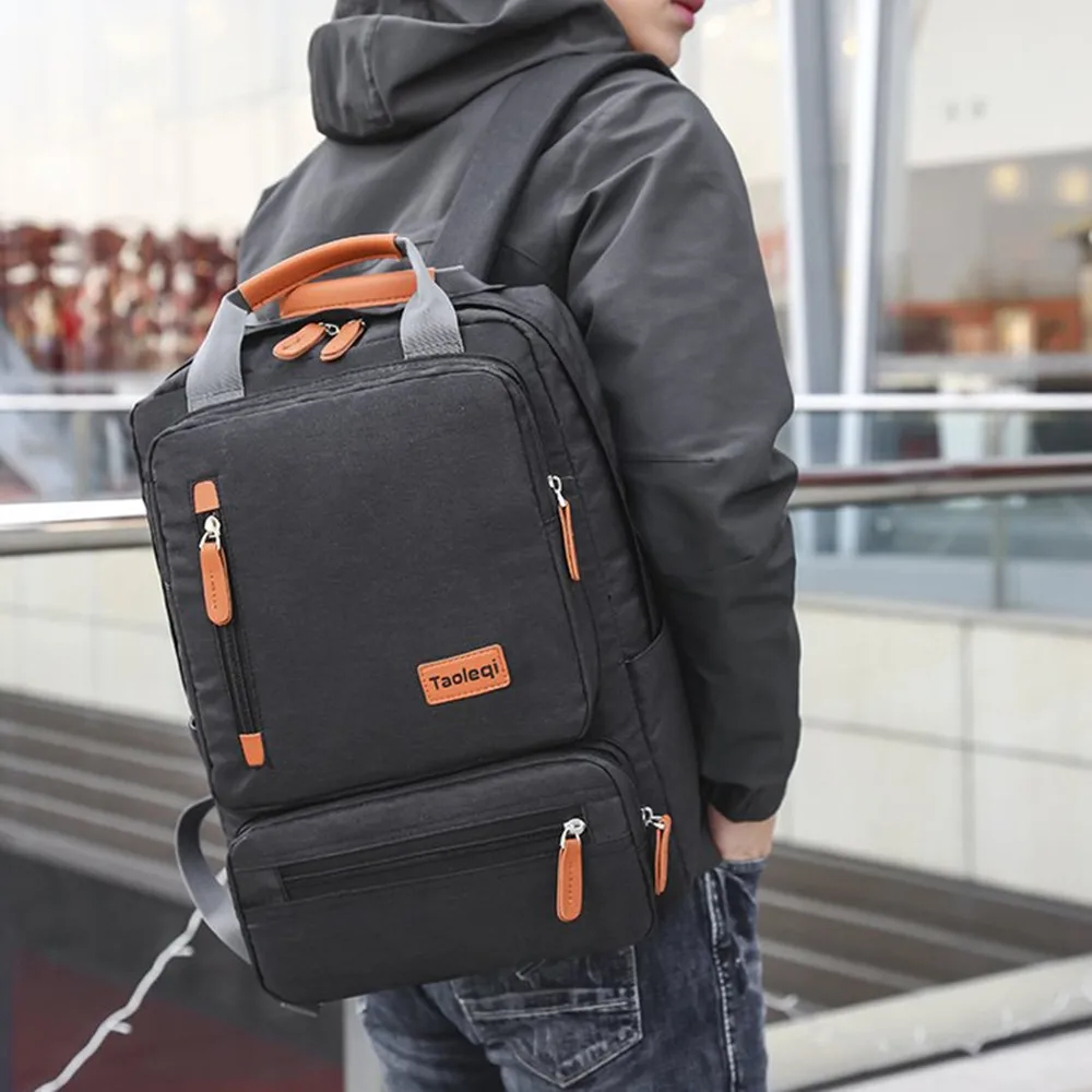 

Casual Business Men Laptop Backpacks Waterproof Oxford Male Computer Bags Anti-theft Student Bag Mochila Travel School Backpack
