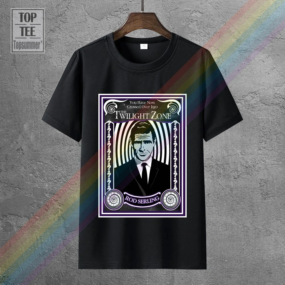

Rod Serling Twilight Zone Tshirt Gothic Funny Tee Shirt Horror Print Sweetshirts Kpop T-Shirt Skull Retro T-Shirts