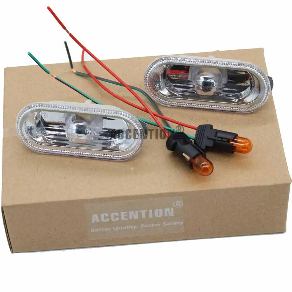 Для VW Fox 2005 2006 2007 2008 2009 2010 2011 2012 Новый боковой маркер сигнала поворота ретранслятор