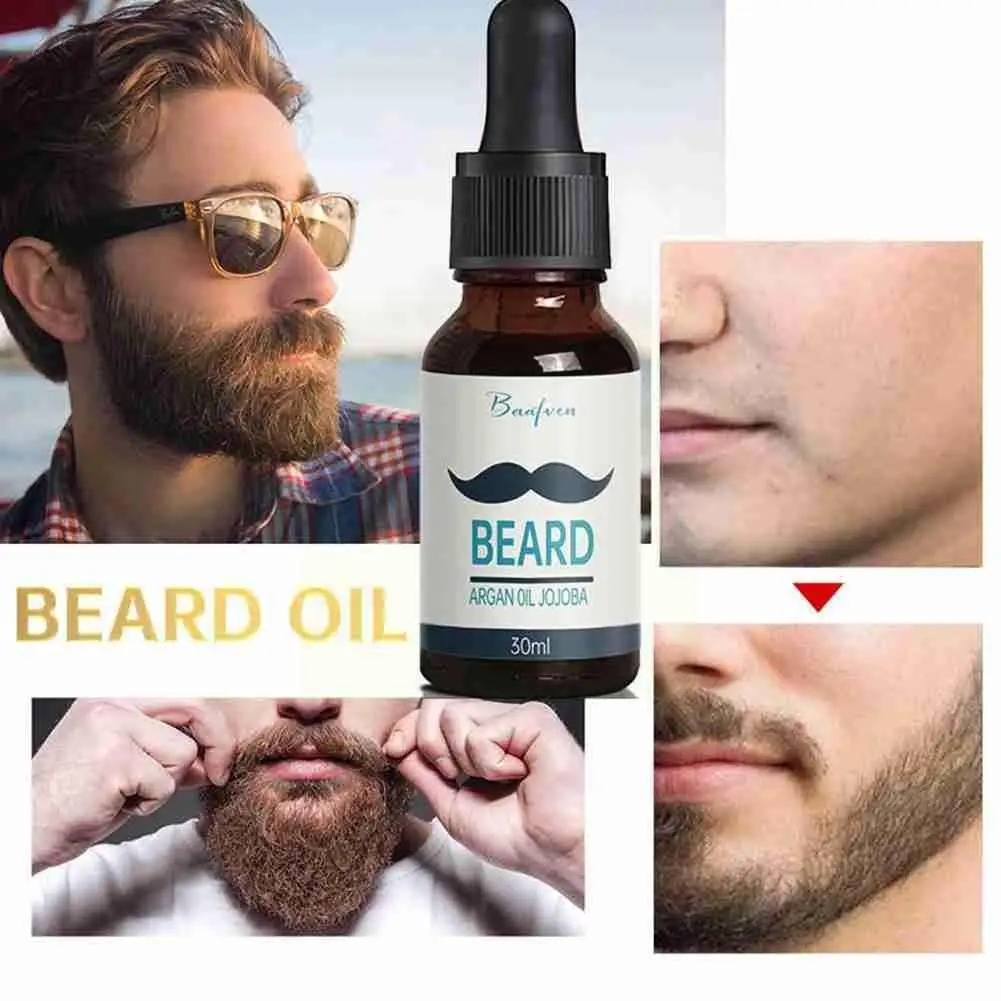 

30ml Beard Oil Natural Organic Men Beard Essential Styling Nourishing Growth Repair Oil Beard Care Oil M7K0