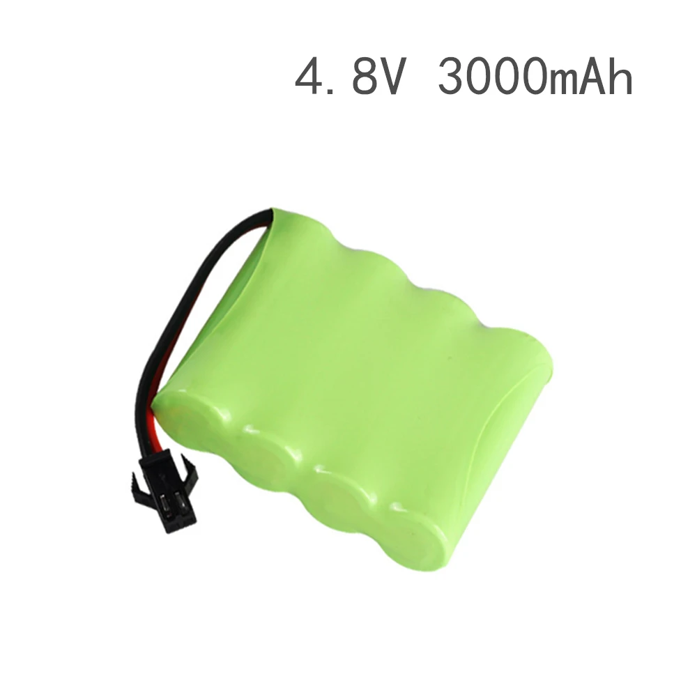 

4.8v 3000mah NiMH Battery For Rc toys Cars Tanks Robots Boats Guns 4.8v Rechargeable Battery Ni-MH 4*AA Battery Pack 1 to20pcs