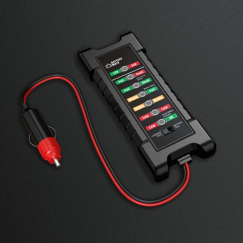 Автомобильный анализатор заряда аккумулятора 12 В вольт автоматический проверка
