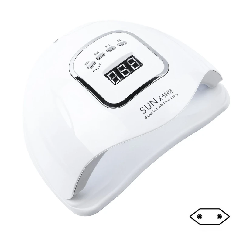 GXMC 150W Gel UV Nail Fast Dryer Nails Polish Curing Lamp with 4 Timer Setting Auto Sensor for Fingernail Toenail Machine | Красота и