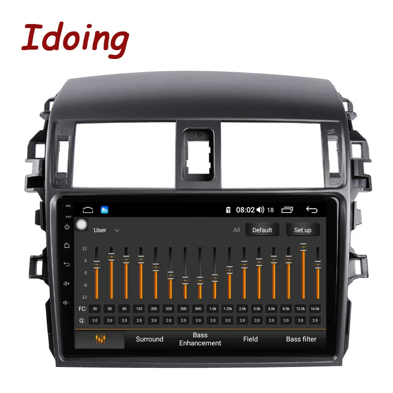 Idoing " 4G+ 64G для Toyota Corolla 10 E140 E150 2006-2013 автомобильный Радио Мультимедиа Видео плеер навигация gps Android 8,1 No 2 din