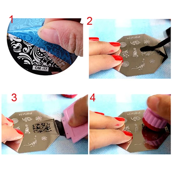 2019 10 Новый дизайн DIY Художественный штамп с изображением для ногтей пластины