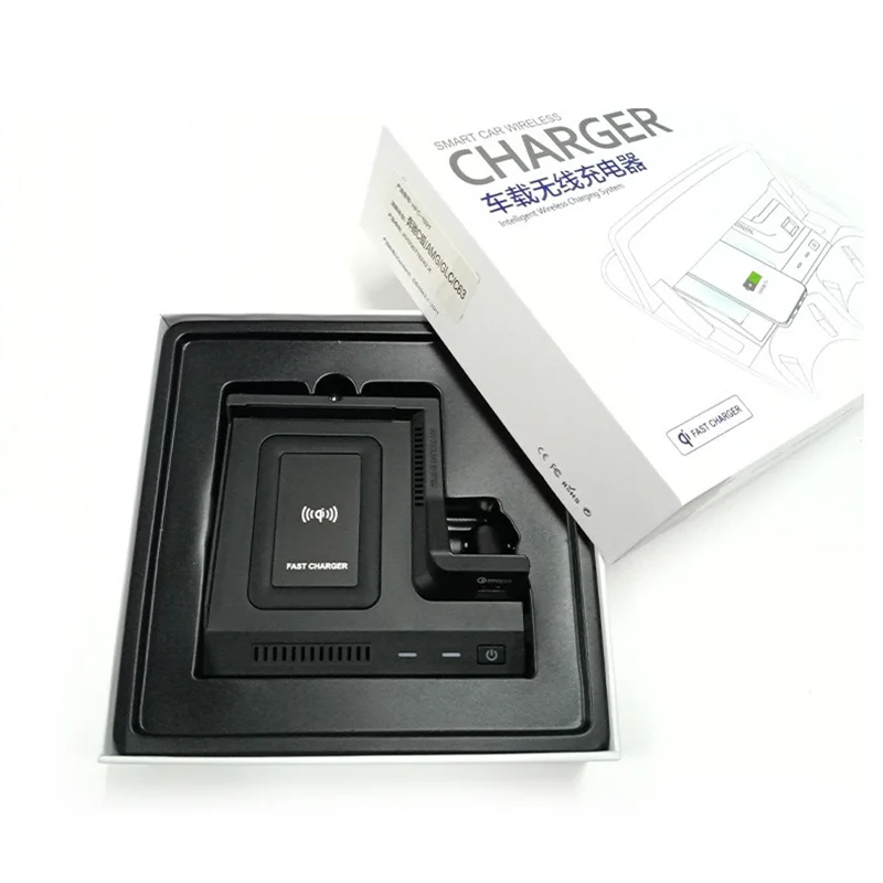 

10W Charger Pad 12V ABS Plastic Console Wireless Phone Charger Pad Practical High quality