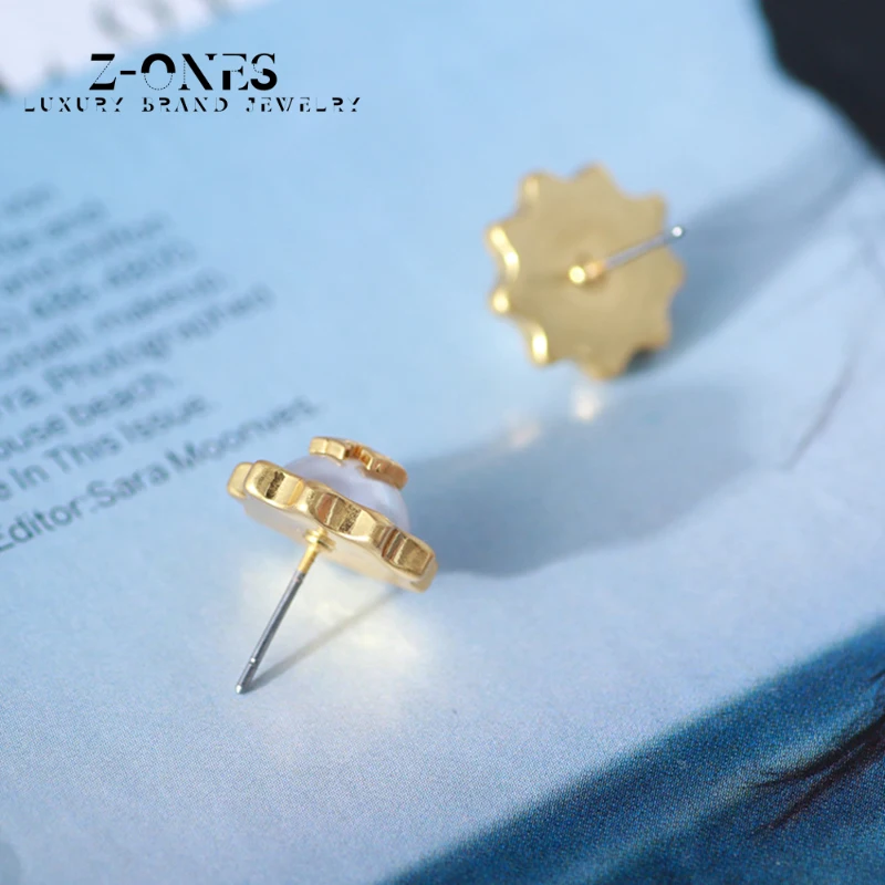 

Fashion personality ladies round gold simple earrings luxury brand trend trend party accessories