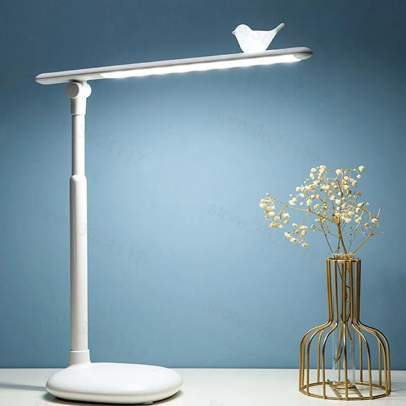 

Youpin OneFire LED Lamp Rechargeable Eye Protection LED Table Lamp Student Bedroom Bedside Reading Folding Light