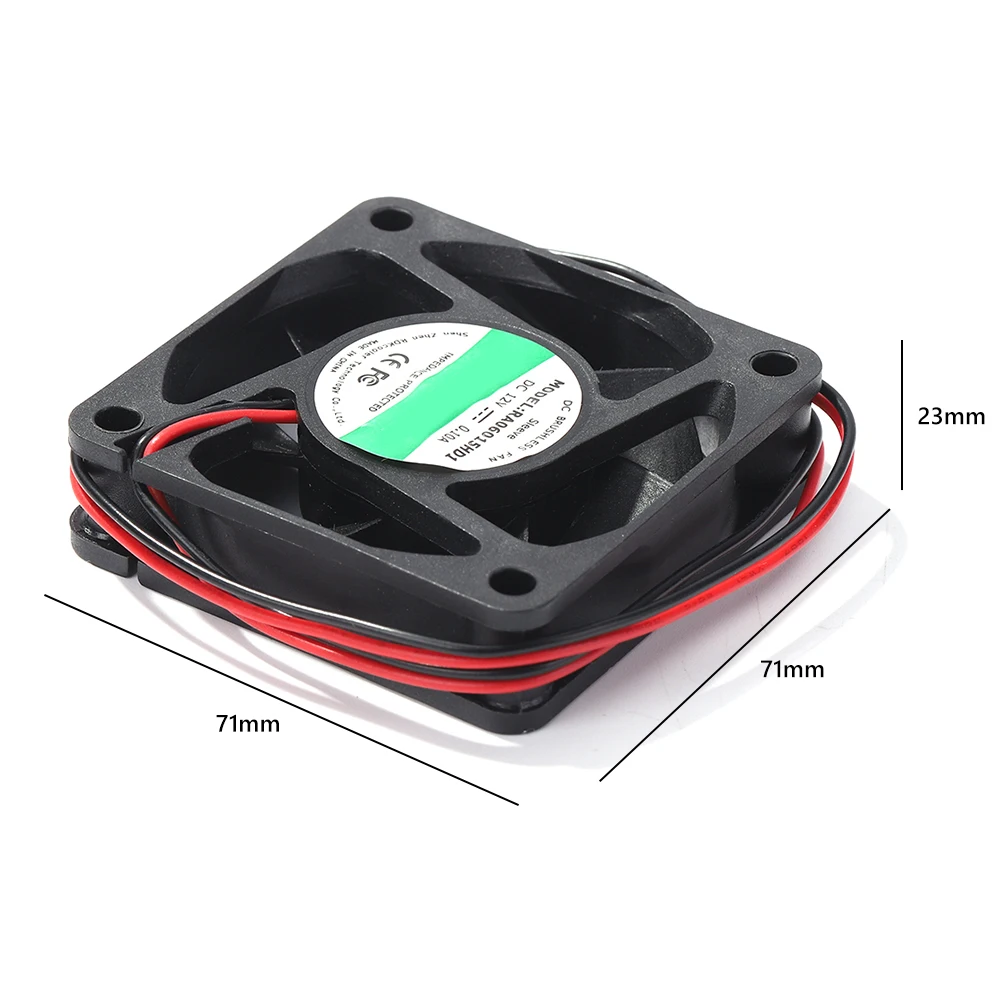 

80mm Aluminum Radiator Multi Channels PC Water Cooling Radiator with Fan for Computer CPU Printer 8 Microchannel For CPU XH2.54