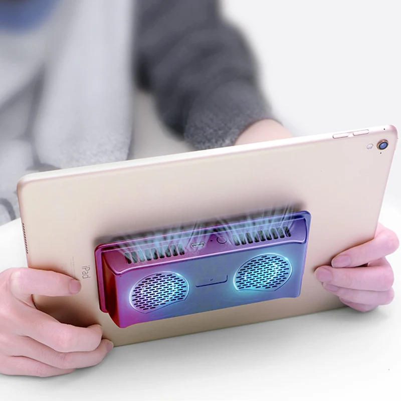 

Dual Module Tablet Cooler Pad High Power Cooling Fan 10 inch Semiconductor Radiator For Mobile Phone Ipad Tablet Cooling Pad