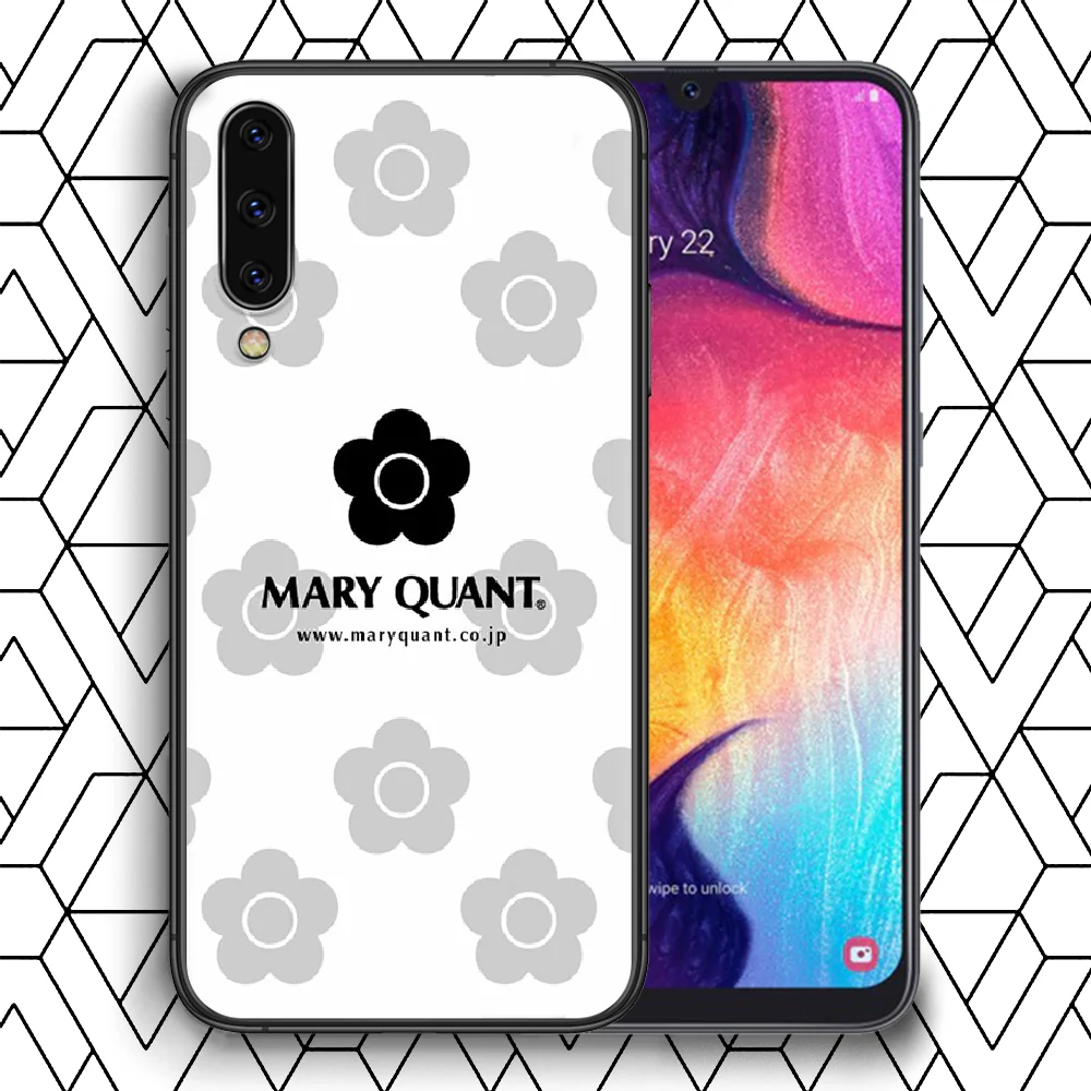

Fashion Luxury Mary Quant Phone Case Cover For Samsung Galaxy A 8 10 11 20E 21 30 40 50 51 70 71 81 S Black Back Soft Prime