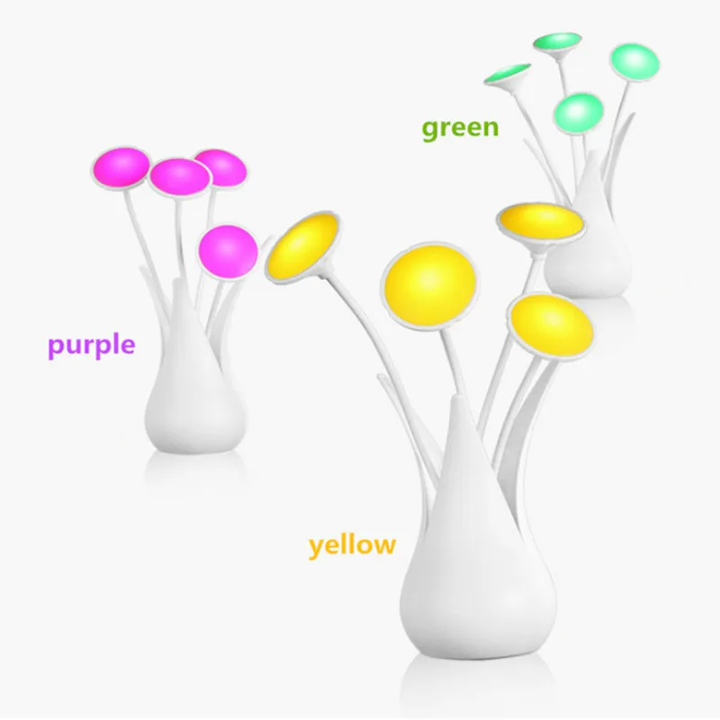 

New vase night light USB small table lighting control sensor light for bedroom bedside lamp baby feeding lamp walkway lighting