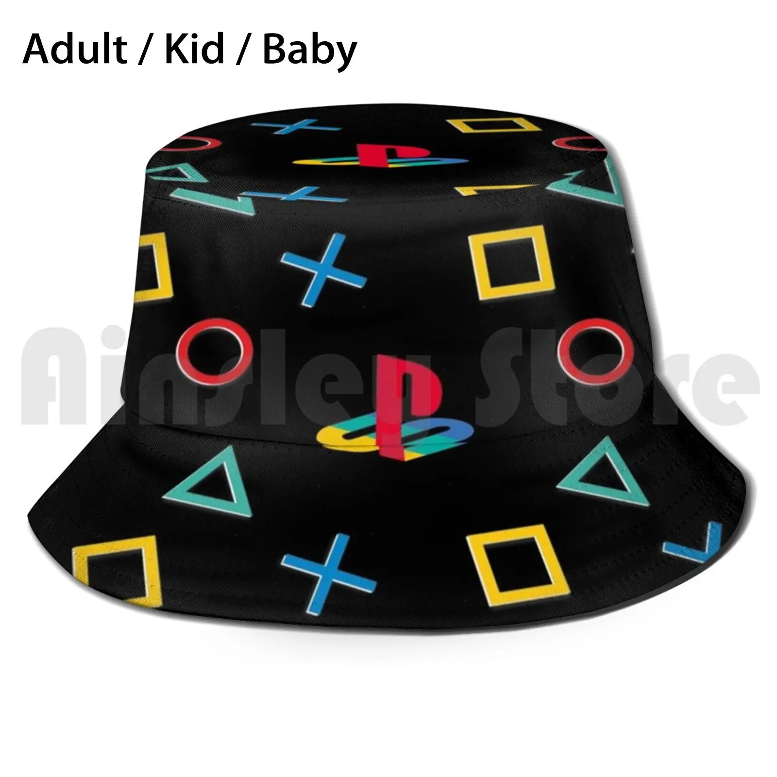 

Складная Ретро Игровая приставка Playstation Sun Hat с УФ-защитой гейммер для игровой приставки Playstation Ps4-нерд видеоигры геймпад для геймпада Ps3