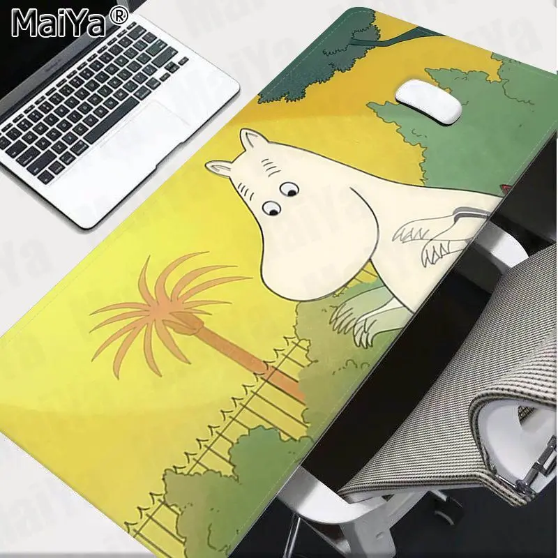 Lock Edge 30x80cm Maiya Custom Skin cute hippo Moomin Pikku myy игровой коврик для мыши для ноутбука большой коврик для мыши Коврик для клавиатуры - Цвет: Lock Edge 30x80cm