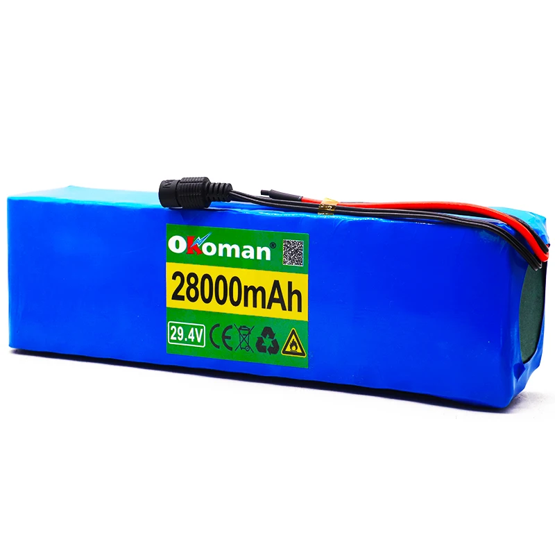 100% новый 7S4P 24v литий-ионный аккумулятор 29 4 v 28Ah мотор для электрического