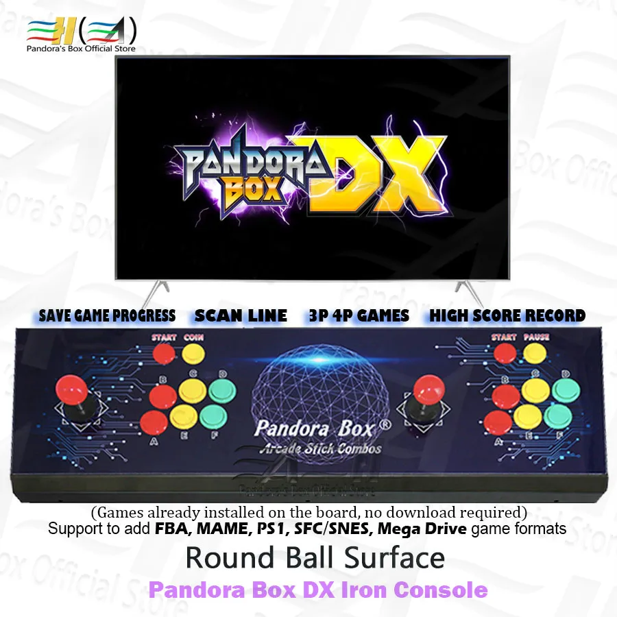 Pandora Box DX 3000 в 1 железная консоль сохраняющая ход игры высокая оценка запись