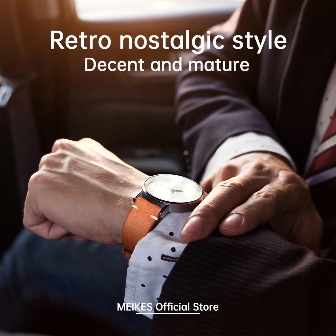 MAIKES Luxury Watch Band Accessories For Rolex Tudor OMEGA Etc Replacement Bracelet Italian Vintage Cow Leather Watch Strap