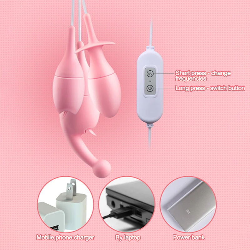 GUIMI 3 шт. язык лизание вибратор 10 Скорость Стимулятор клитора соска G Spot оральный
