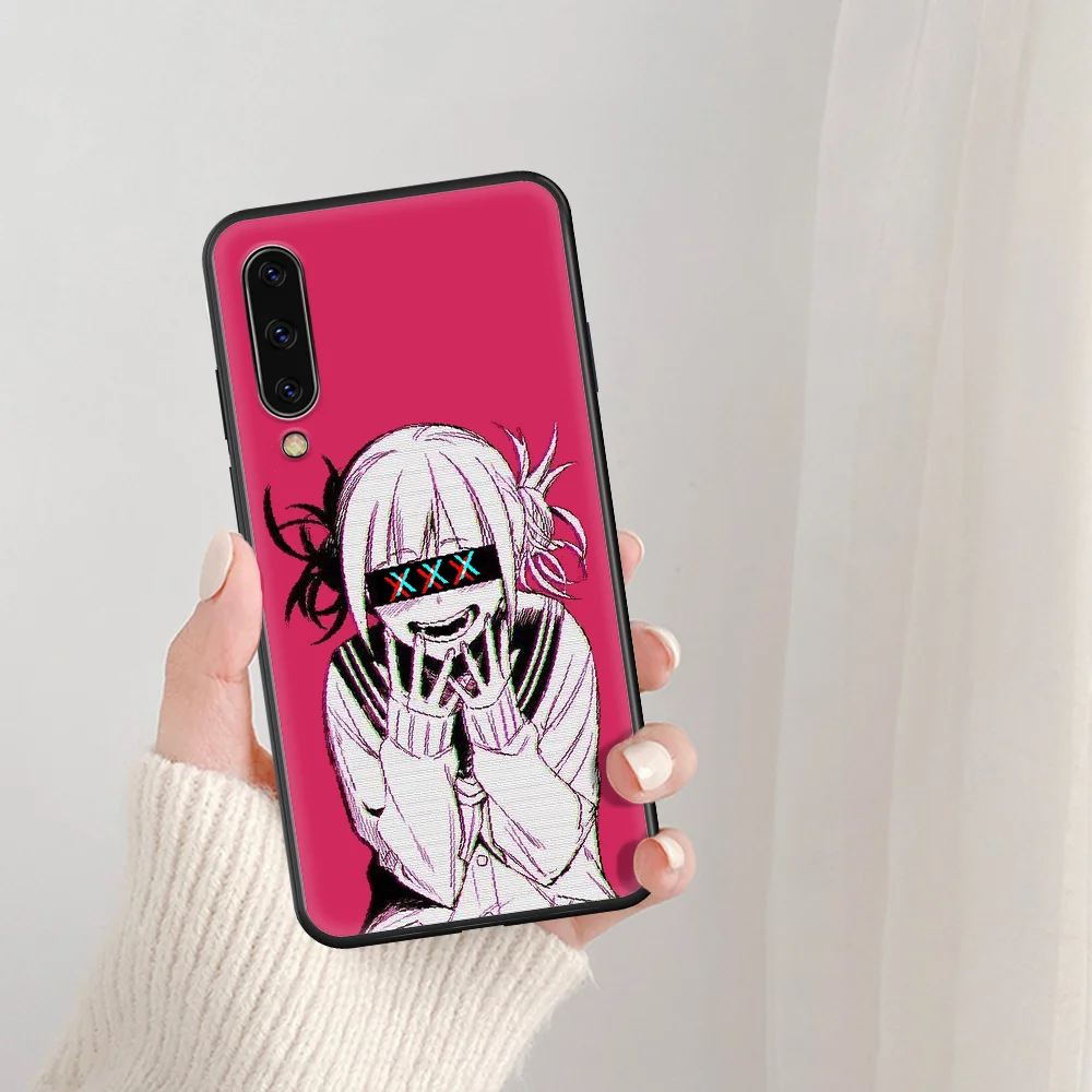 

Sad Anime Aesthetic Senpai Himiko Toga Phone Case For Samsung Galaxy A 5 7 8 10 20 20E 21S 30 30S 40 50 51 70 71 black Coque