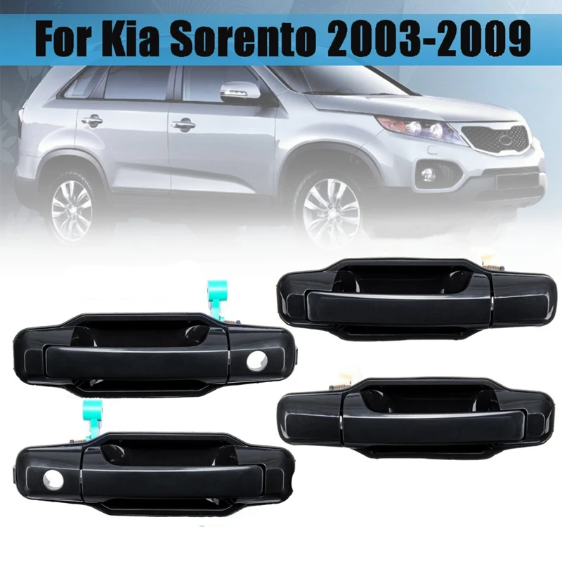 4 шт. наружная дверная ручка для Kia Sorento 2003-2009 826503E021 826603E021 836503E01 передняя