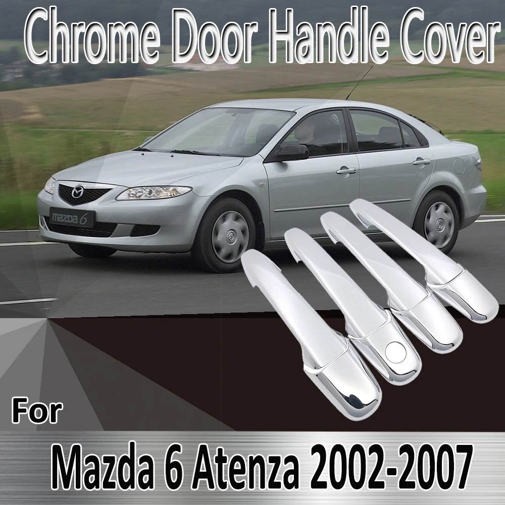Для Mazda 6 Mazda6 Atenza Wago 2002 ~ 2007 2003 2004 2005 2006 наклейки украшение хромированная дверная