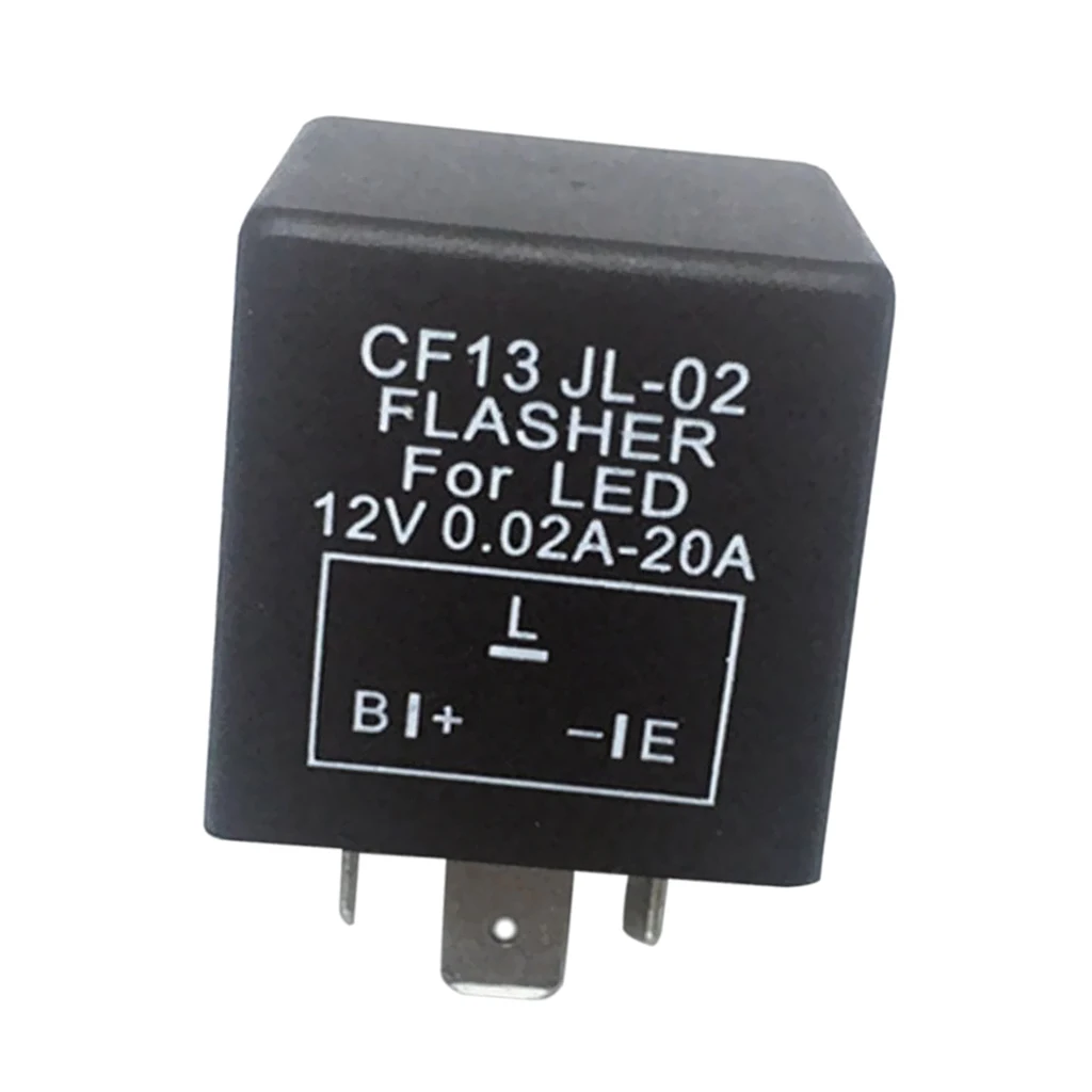 

CF13 JL-02 3-контактный светодиодный Flasher реле для автомобиля указатель поворота светильник Flash Fix