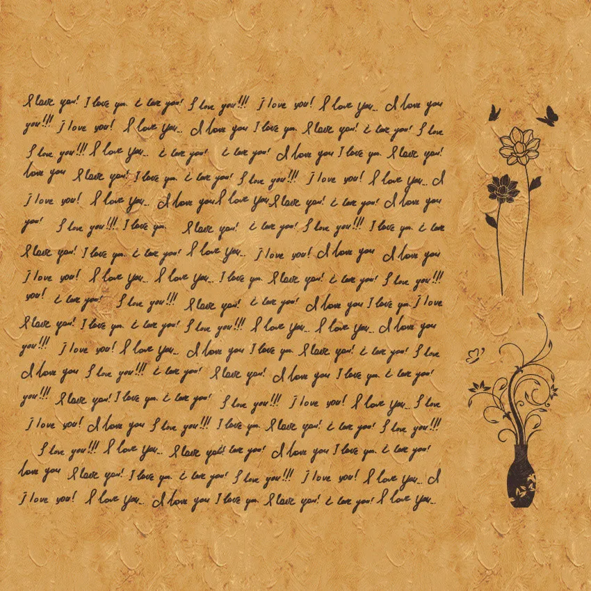 Прозрачные штампы 11x16 см с надписью love you|Штампики| |