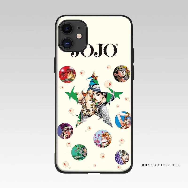 JoJo no Kimyou na Bouken аниме Мягкий силиконовый чехол для телефона iPhone SE 6 6s 7 8 Plus X XR XS 11 Pro Max