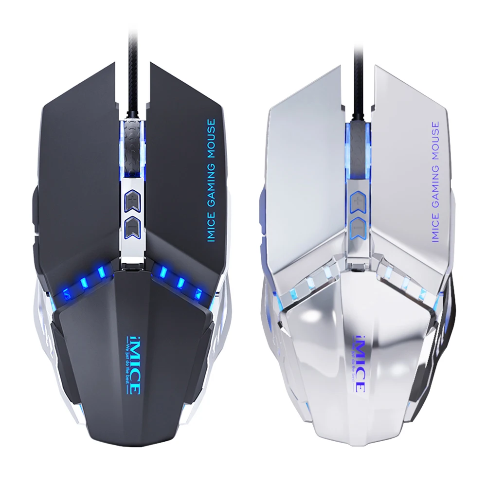 

iMICE T80 7-Key USB Wired Mouse Breathing Light Adjustable DPI Gaming Mice Computer Gamer Accessories for Laptop PC Game Mice