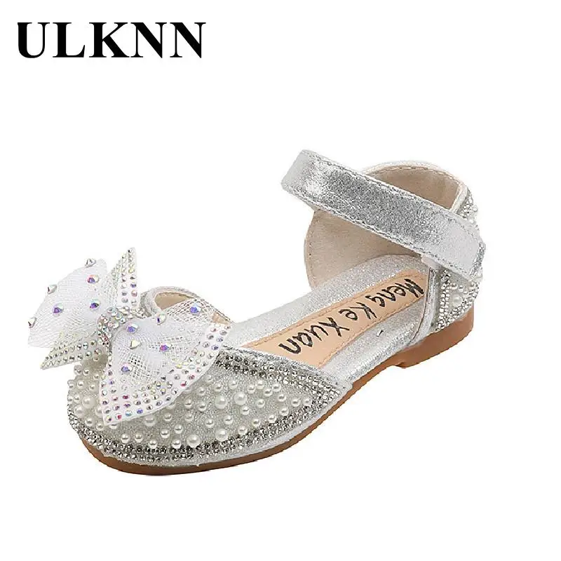 

Сандалии на плоской подошве для девочек, Новинка лета 2022, детская обувь принцессы для отдыха, обувь для девочек-одиночек, детская кожаная об...