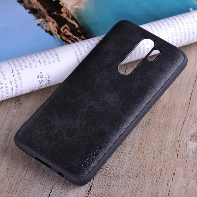 Чехол для xiaomi redmi note 8 pro роскошный винтажный кожаный чехол Note Pro деловой