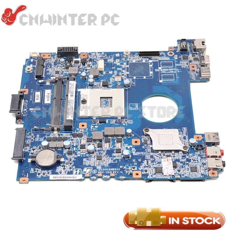 

NOKOTION для Sony Vaio SVE14 материнская плата для ноутбука A1893195A A1876091A DA0HK6MB6G0 MBX-268 материнская плата HM76 DDR3 полный тест