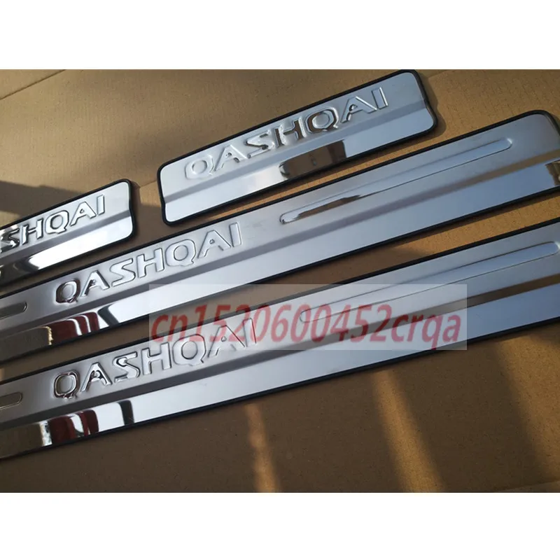 LB для Nissan Qashqai J11 2015 2016 2017 аксессуары Накладка порога двери защитная наклейка
