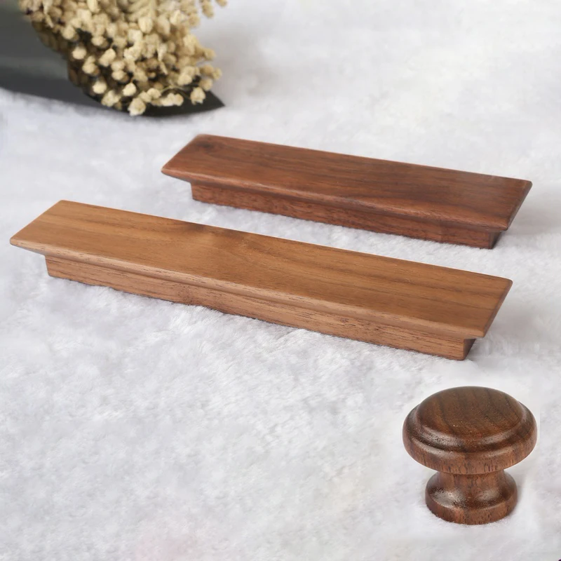 1 шт. рукояткой из цельного дерева стол ящика шкафа кухонные дверная ручка для